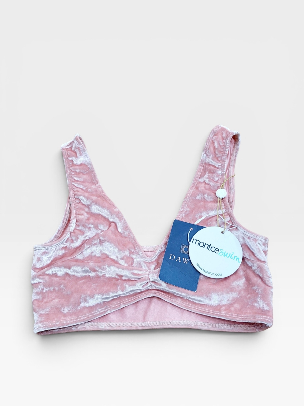 NWT MONTCE Pink Crush Kim Variation Bikini Top XS New - Picture 7 of 7